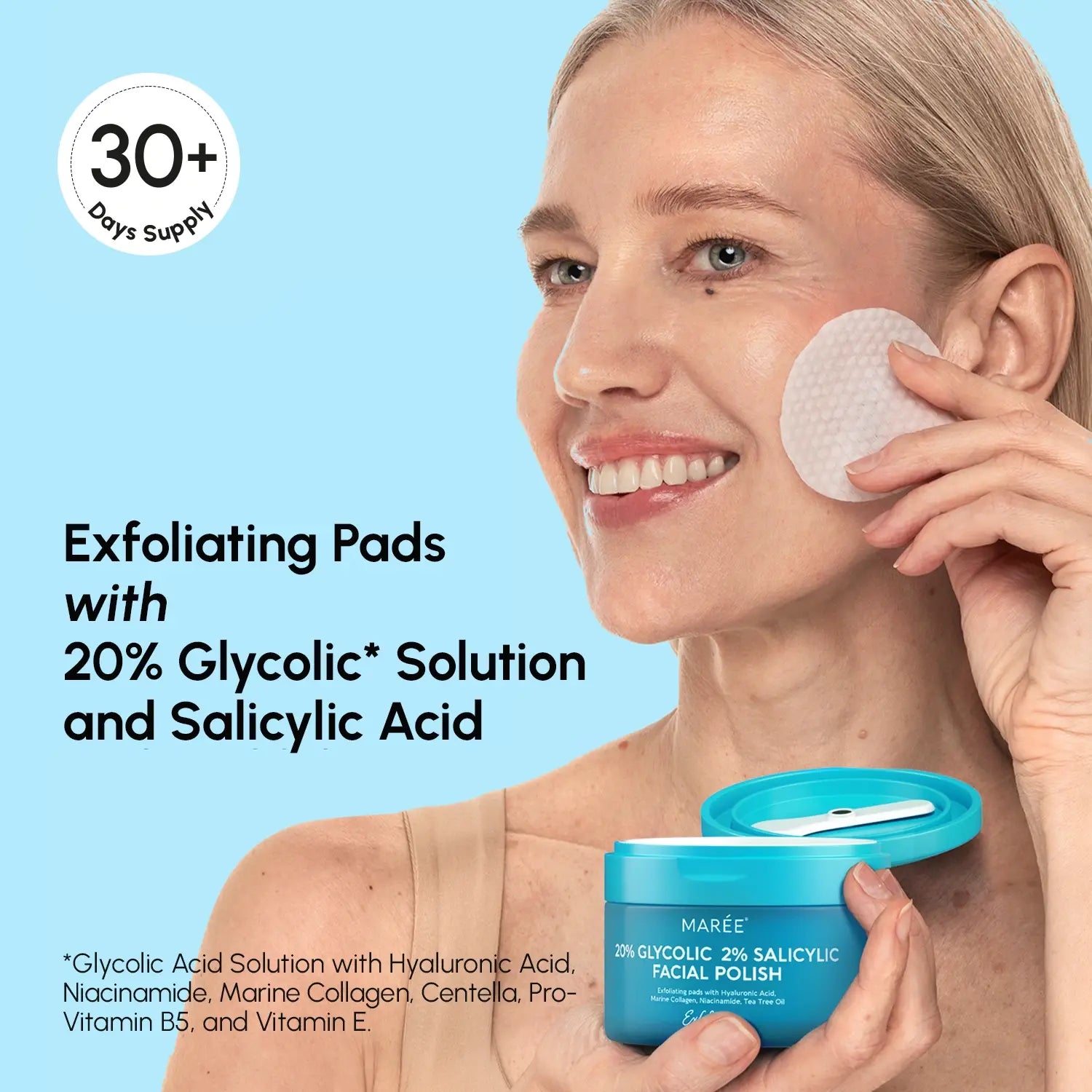 Glycolic &amp; Salicylic Acid Peel Pads by Maree