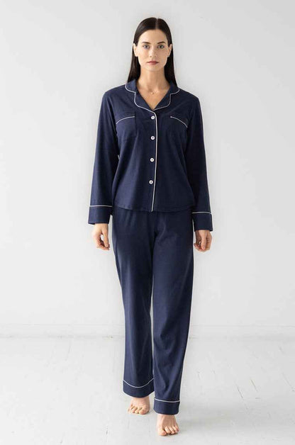 Classic Luxury Pajamas in Brushed Pima Cotton