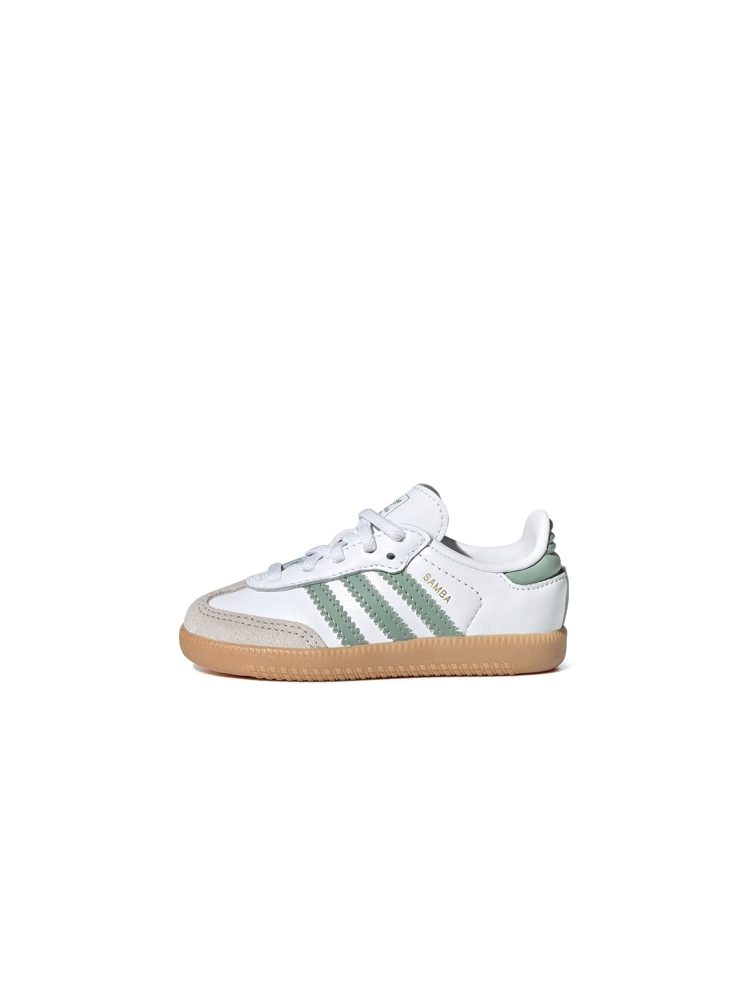Adidas (TD) Samba - Cloud White/Green by Denim Exchange