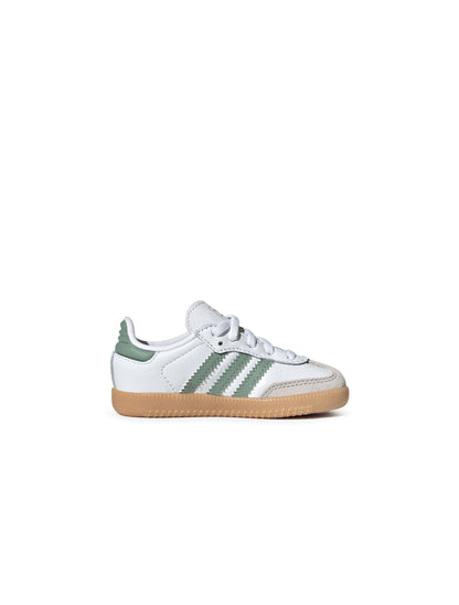 Adidas (TD) Samba - Cloud White/Green by Denim Exchange
