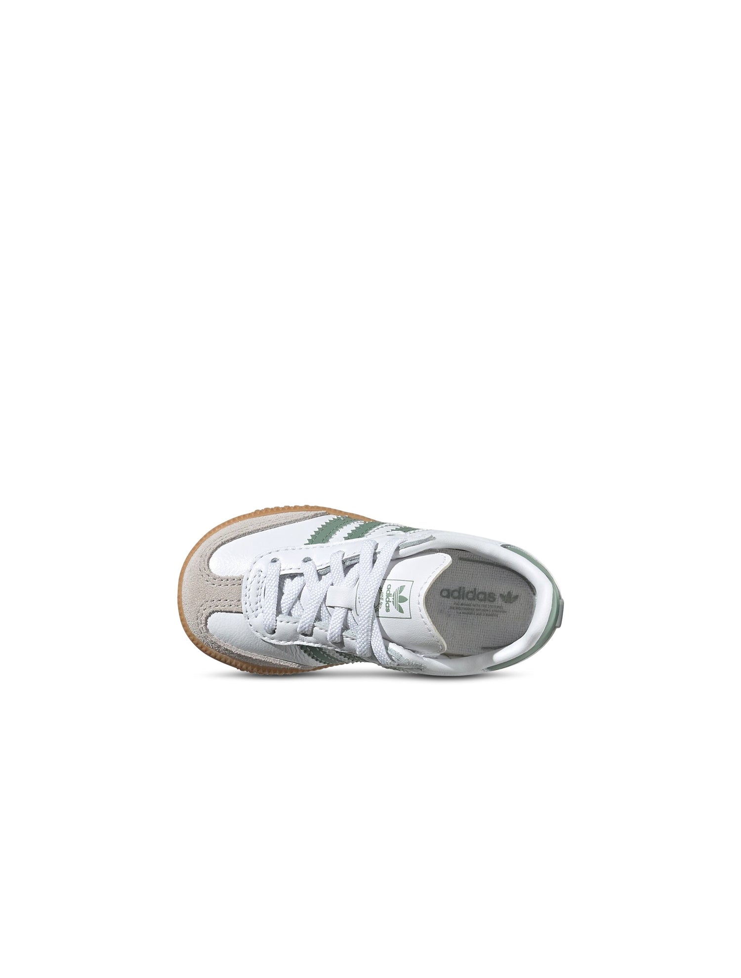 Adidas (TD) Samba - Cloud White/Green by Denim Exchange