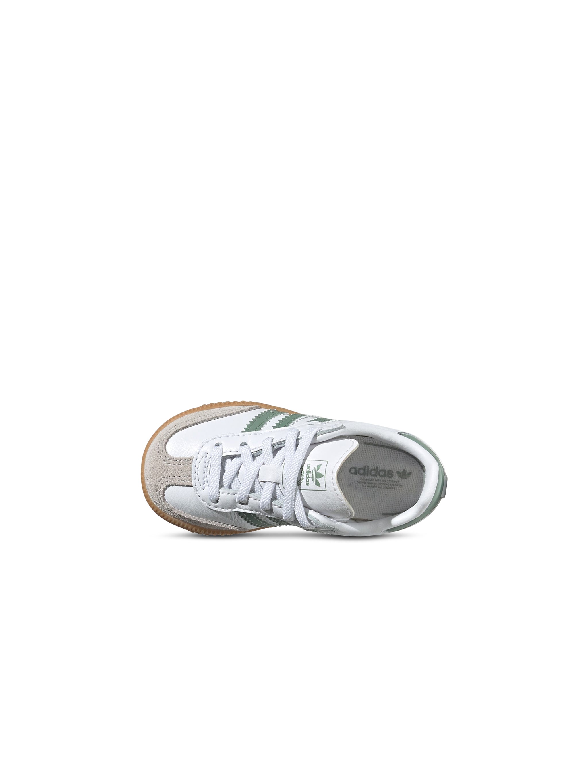 Adidas (TD) Samba - Cloud White/Green by Denim Exchange