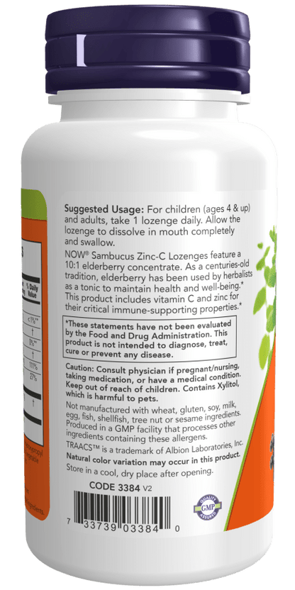Sambucus Zinc-C by Country Life Natural Foods