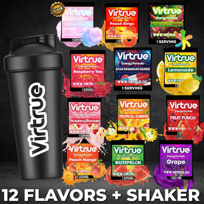 Ultimate 12 Flavor Preworkout Sampler + Shaker | Free Shipping!