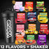 Ultimate 12 Flavor Preworkout Sampler + Shaker | Free Shipping!