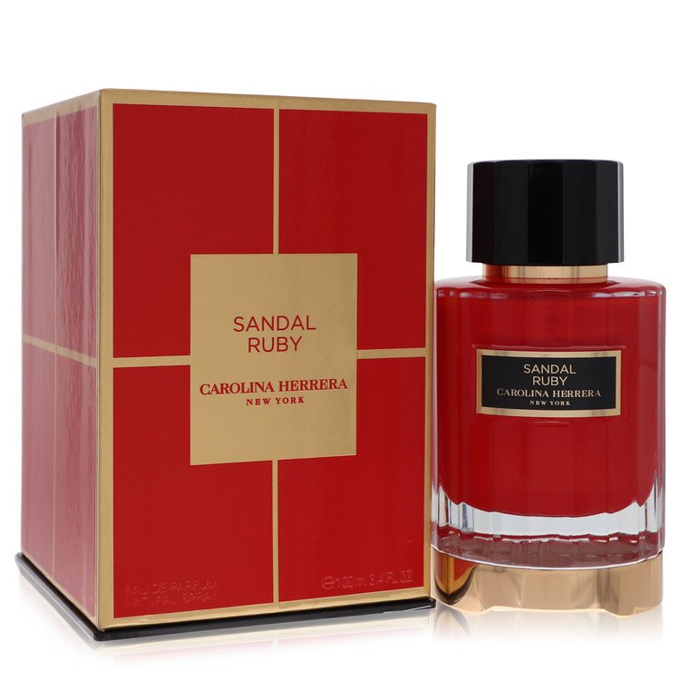 Sandal Ruby by Carolina Herrera Eau De Parfum Spray (Unisex) 3.4 oz for Women 