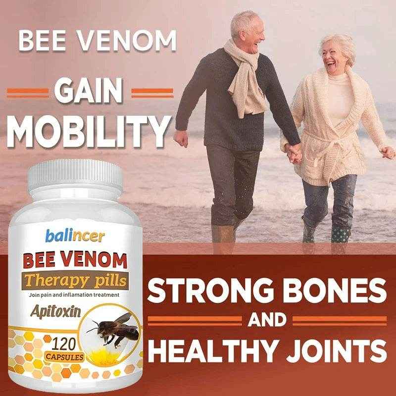 Balincer Bee Venom Extract Supplement, Can Reduce Muscle Problems, Strengthen Bones, Joint Health, Promote Blood Circulation