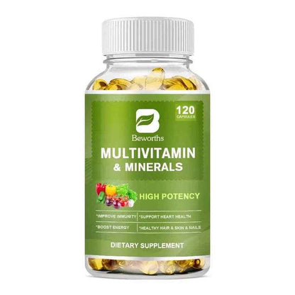 BEWORTHS Complex Vitamin Mineral Capsules Support Immune Health and Metabolic Health Comprehensive Health Support for Adults