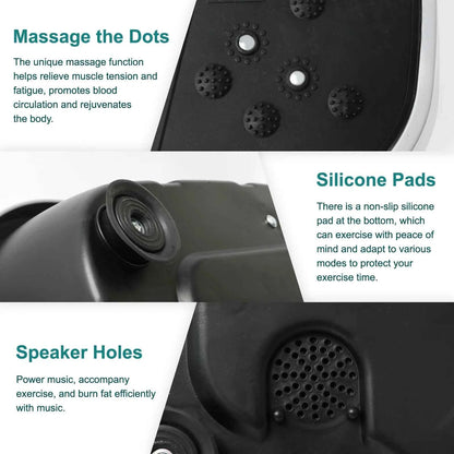 Portable Fat-Burning Vibration Plate Platform – Whole Body Workout Shaping Machine for Home Fitness