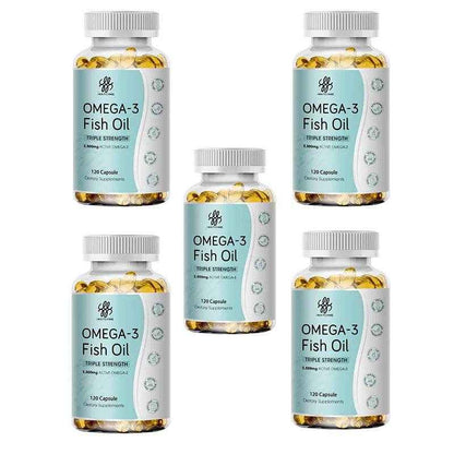 3600mg Triple Strength Omega 3  Fish Oil Supplement Rich EPA &amp; DHA, Omega 3 Supplements for Heart, Brain &amp; Immune Support