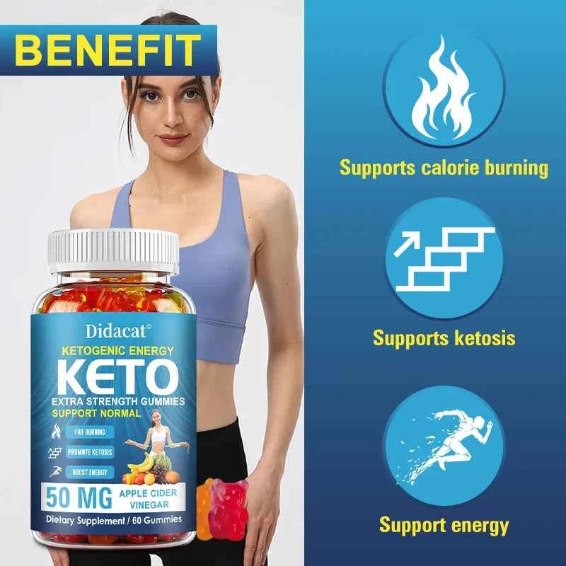 Apple Cider Vinegar 50 mg, Organic Pomegranate Juice Powder, Energy, Weight Management Support, 60 Capsules, Dietary Supplement