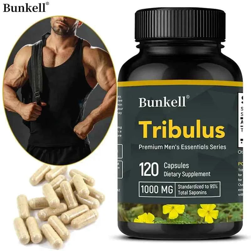 Tribulus Extract 1000 Mg Supplement To Support Muscle Health and Body Energy, Balance Body Strength and Endurance
