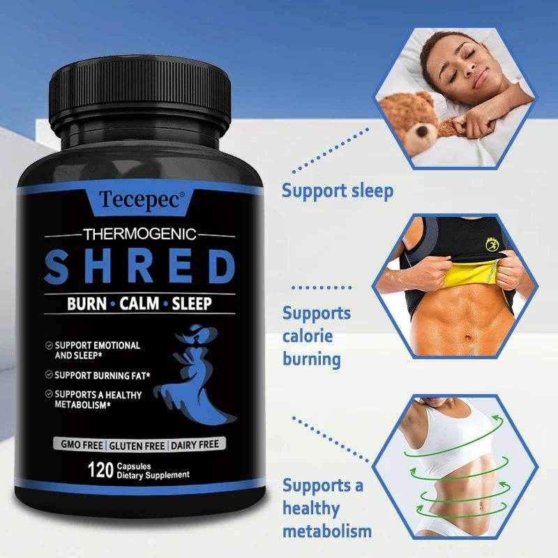 Fat Burner, Powerful Thermogenic Weight Loss, Relaxing Sleep, Metabolism Booster, Nighttime Appetite Suppressant, 120 Capsules