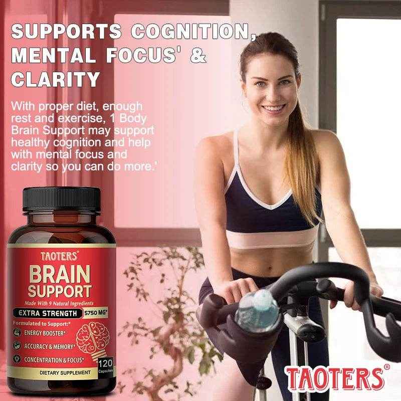 Ashwagandha Root Extract, Brain Support, Helps with Memory and Focus, Accuracy and Concentration, Energy Support.