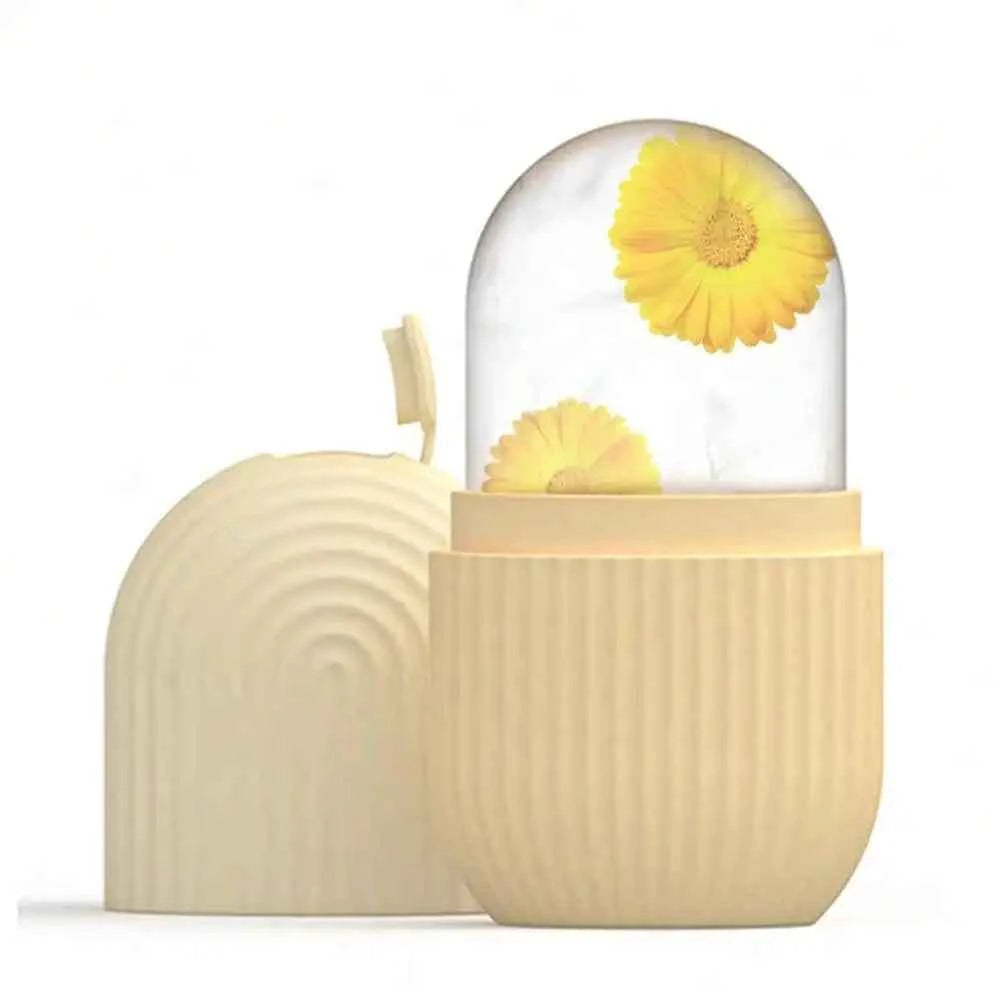 Upgraded Ice Roller Face and Eye Beauty Massage Silicone Ice Cubes Tighten Skin Reduce Skin Temperature Skin Care Tool