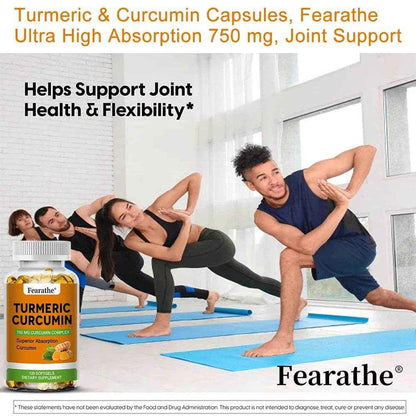 Organic Turmeric Capsules - Phytosome Supplement to Support Joint, Brain and Heart Health