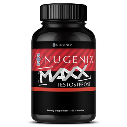 Nugenix Maxx - Male Performance, Endurance, Muscle, Hormone Boosting Formula, 120 Capsules