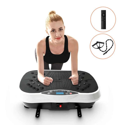 Portable Fat-Burning Vibration Plate Platform – Whole Body Workout Shaping Machine for Home Fitness