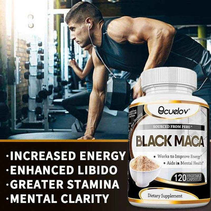 Black Maca High Strength Extract Gel, Muscle Health, Energy and Endurance