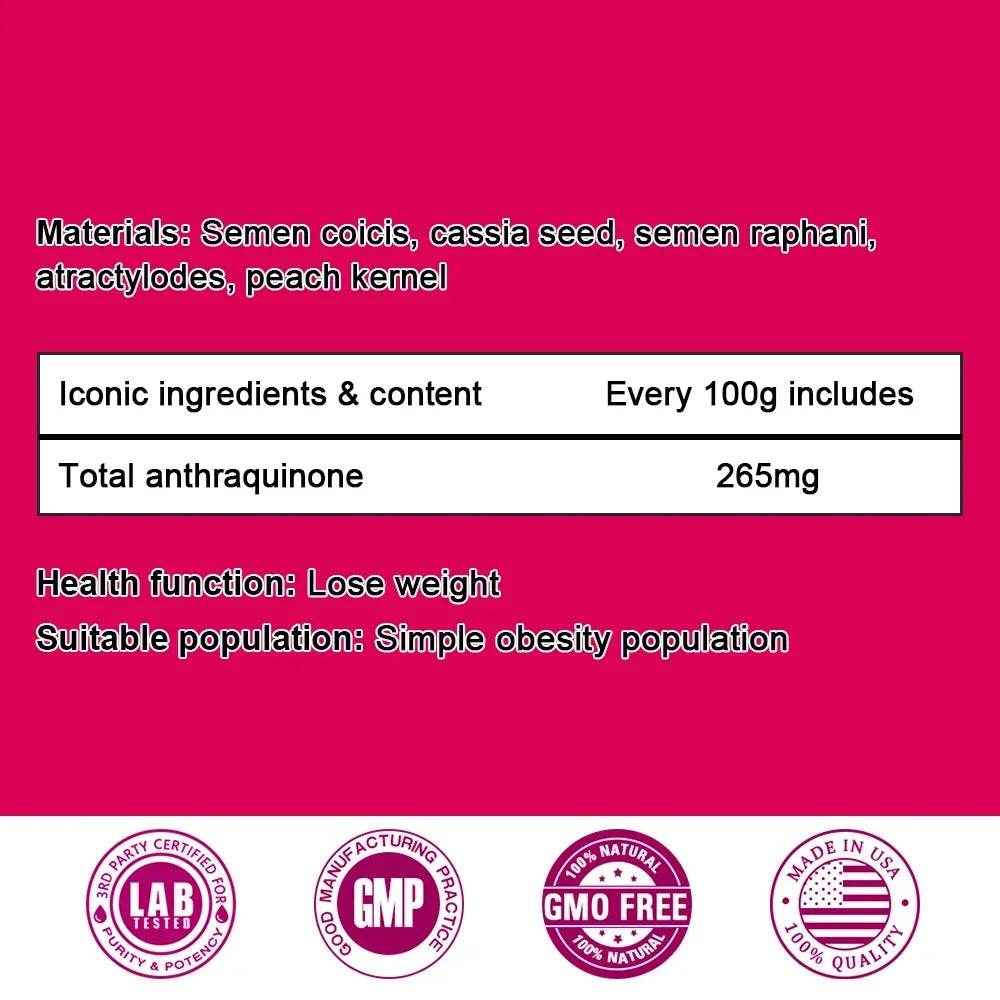 Fat Burning and Weight Loss Supplement, Eliminate Cellulite, Shape Slim Body, Detoxify, Promote Intestinal Peristalsis