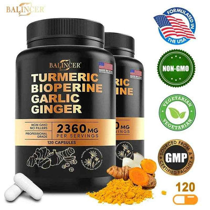 Balincer Turmeric Extract - helps fast absorption of vitamins and anti-inflammatory, joint muscle, immune system health