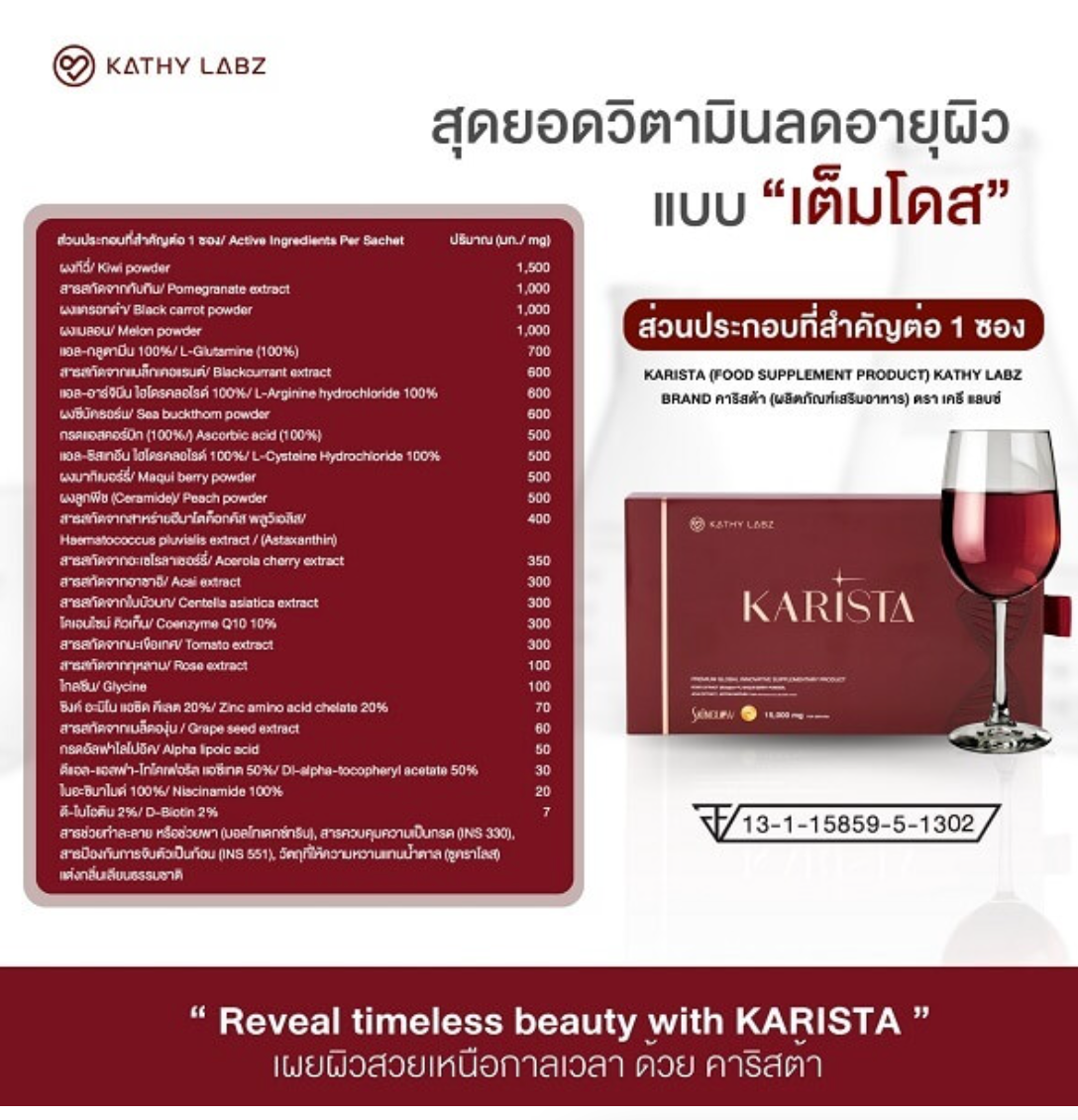 Karista by Kathy Labz Premium Elegant Luxury Supplement