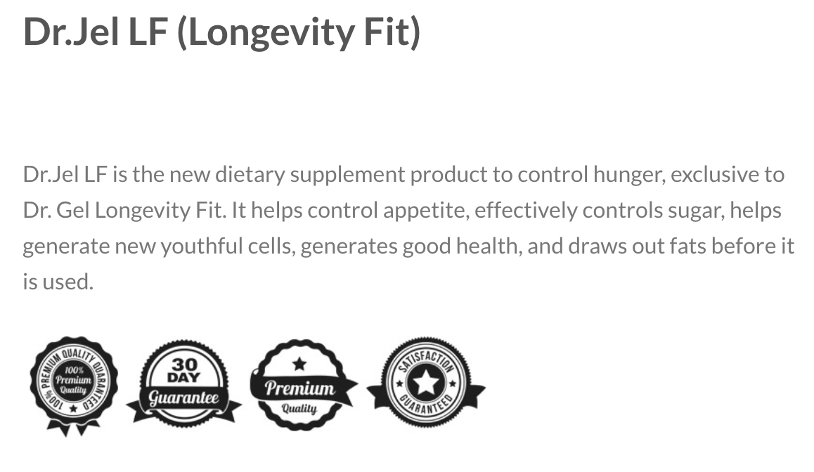 Dr. Jel LF (Longevity Fit)