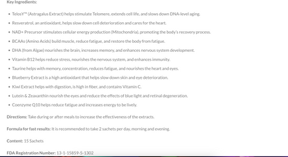 Premium Elegant Luxury Supplement Lavieste by Kathy Labz