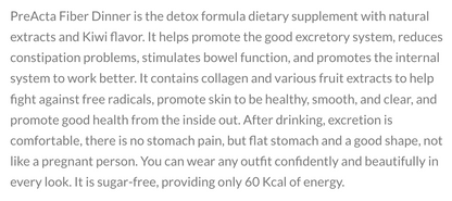 PreActa Fiber Dinner