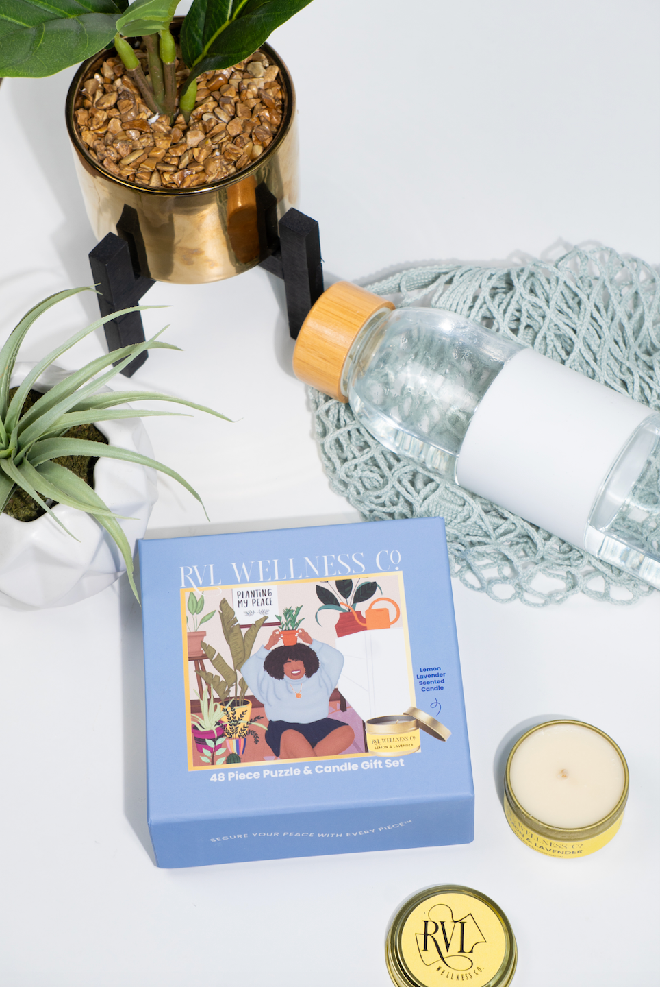 Planting Peace | 48 Piece Puzzle &amp; Candle Gift Set