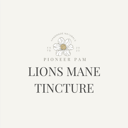 Lions Mane Tincture: Mood, Memory, Stress Support, Brain Health