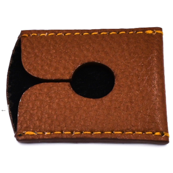 Parker LRCBR Brown Leather Razor Cover by Pasteur Pharmacy