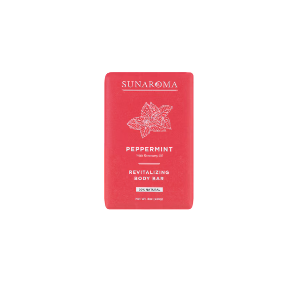 Sunaroma Peppermint Oil And Rosemary Body Bar Soap, 8 Oz by Pasteur Pharmacy