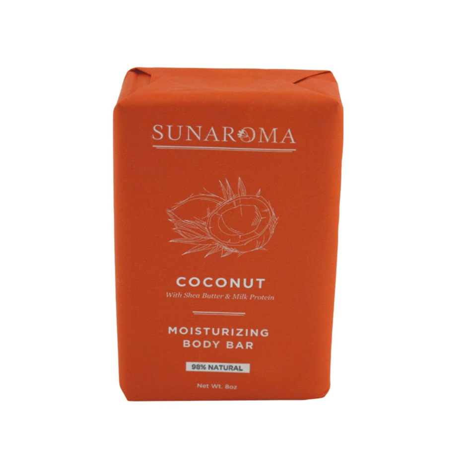 Sunaroma Organic Coconut Oil Body Bar Soap - 8 Oz by Pasteur Pharmacy