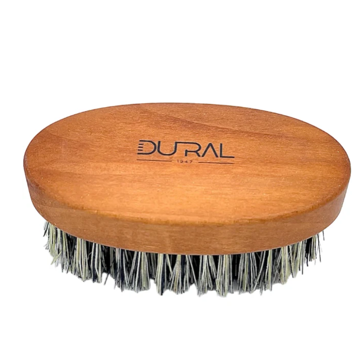 Dural Beard Brush Grey Tampico Fibre Pear Wood by Pasteur Pharmacy