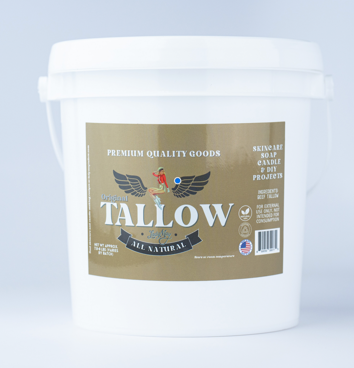 Bulk Grass-Fed Beef Tallow for Soap, Skincare &amp; Candles | 2,8,16 lbs | Maker-Proven Quality