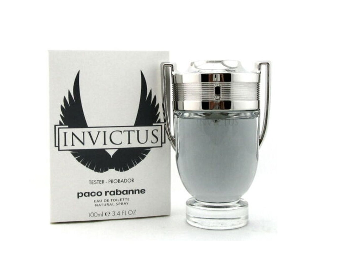 Paco rabanne invictus eau de toilette tester spray men (3.4oz)