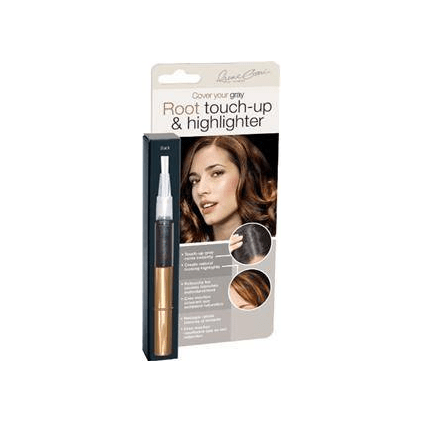 Irene Gari Cover Your Gray for Women Root Touch Up &amp; Highlighter Black 0.07 Oz by Pasteur Pharmacy
