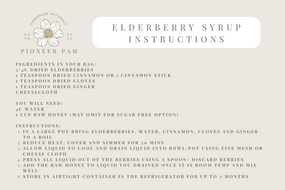 DIY Elderberry Syrup Kit 