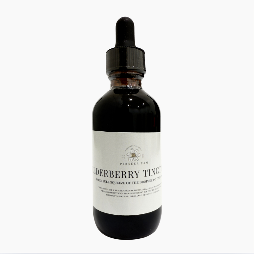 Elderberry Tincture: Immune System Support by Pioneer Pam