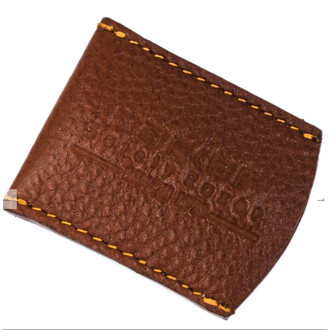 Parker LRCBR Brown Leather Razor Cover by Pasteur Pharmacy
