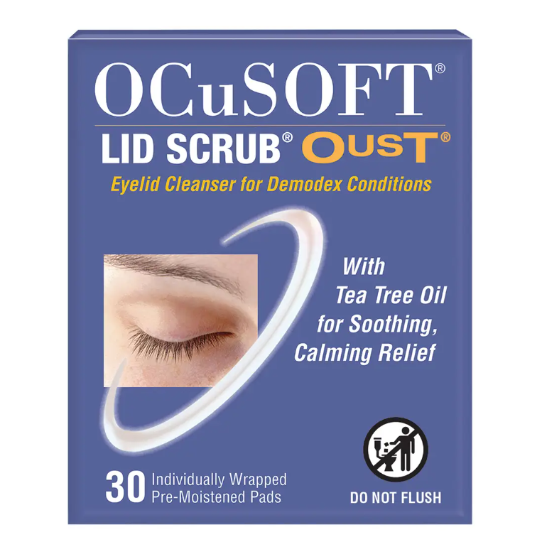 Ocusoft Demodex Cleanser Extra Strength Pads 30 Count by Pasteur Pharmacy