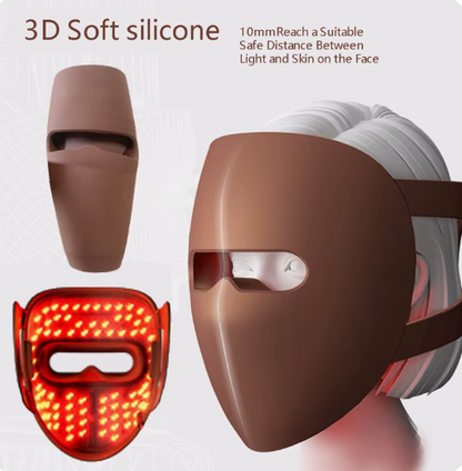 Professional 3-D Silicone LED Facial Mask by Lavender Life Company