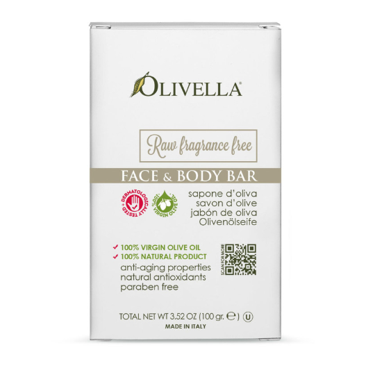 Olivella Fragrance Free Face and Body Bar 3.52 oz by Pasteur Pharmacy