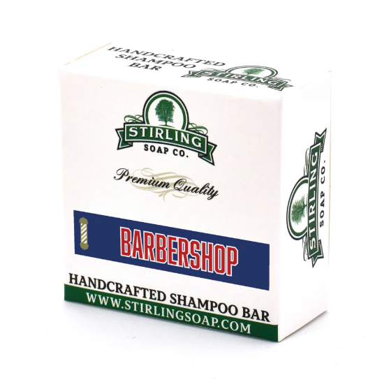 Stirling Soap Co. Barbershop Shampoo Bar 3.8 Oz by Pasteur Pharmacy
