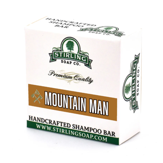 Stirling Soap Co. Mountain Man Shampoo Bar 3.8 Oz by Pasteur Pharmacy