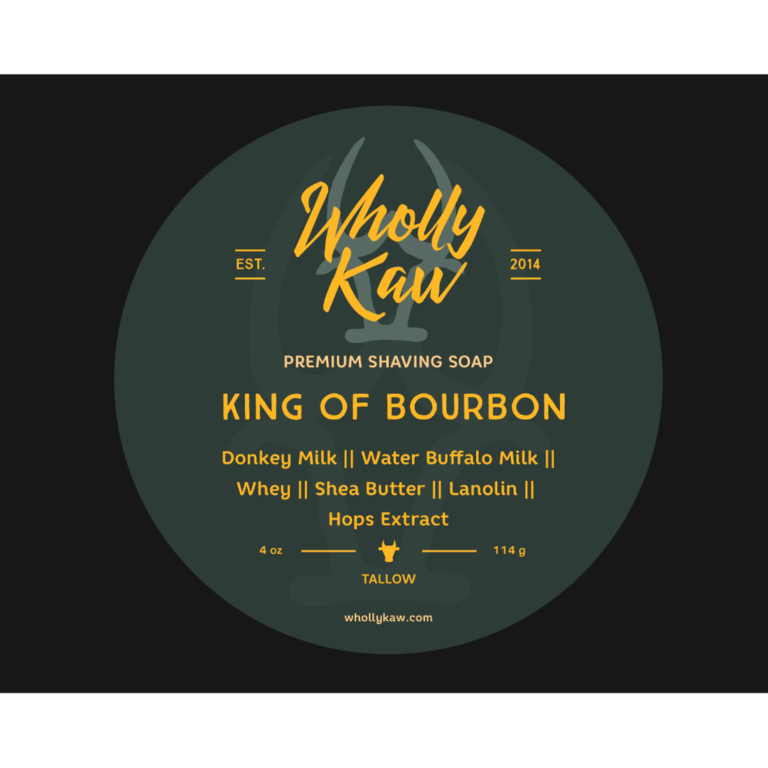 Wholly Kaw King of Bourbon Shaving Collection by Pasteur Pharmacy
