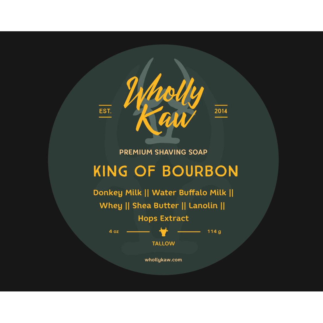 Wholly Kaw King of Bourbon Shaving Collection by Pasteur Pharmacy