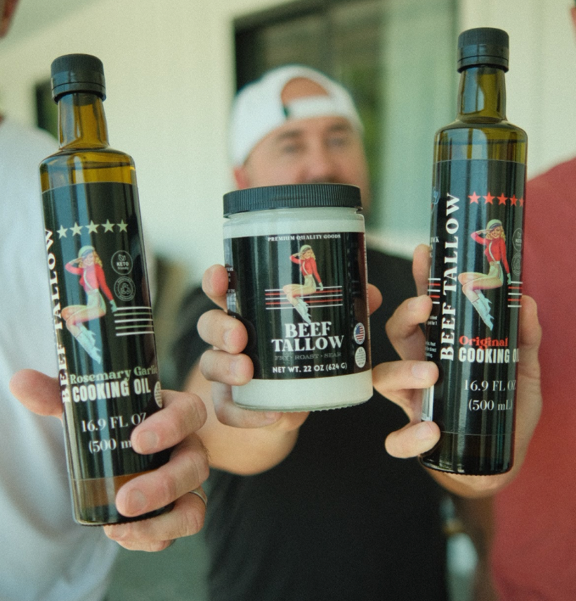 Premium Grass-Fed Beef Tallow Cooking Oil - Restaurant-Proven | Choose Your Flavor - DestGlow