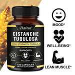 Cistanche Tubulosa Supplement 400MG - Mood, Endurance, Athletic Performance, Energy and Muscle Strength Support